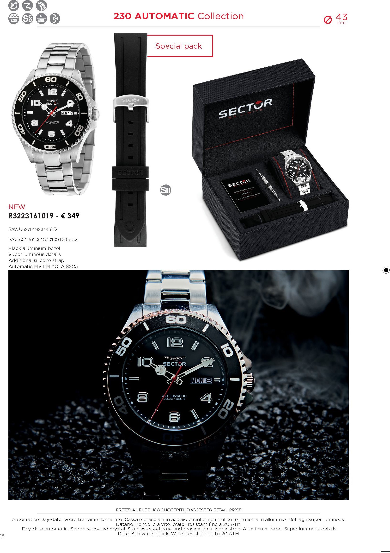 Orologio Sector Legend collection R3223161019