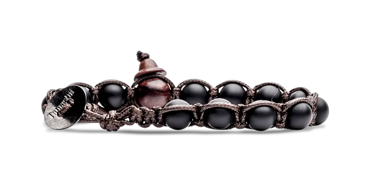 Bracciale Tamashii Onice satinato BHS900-64