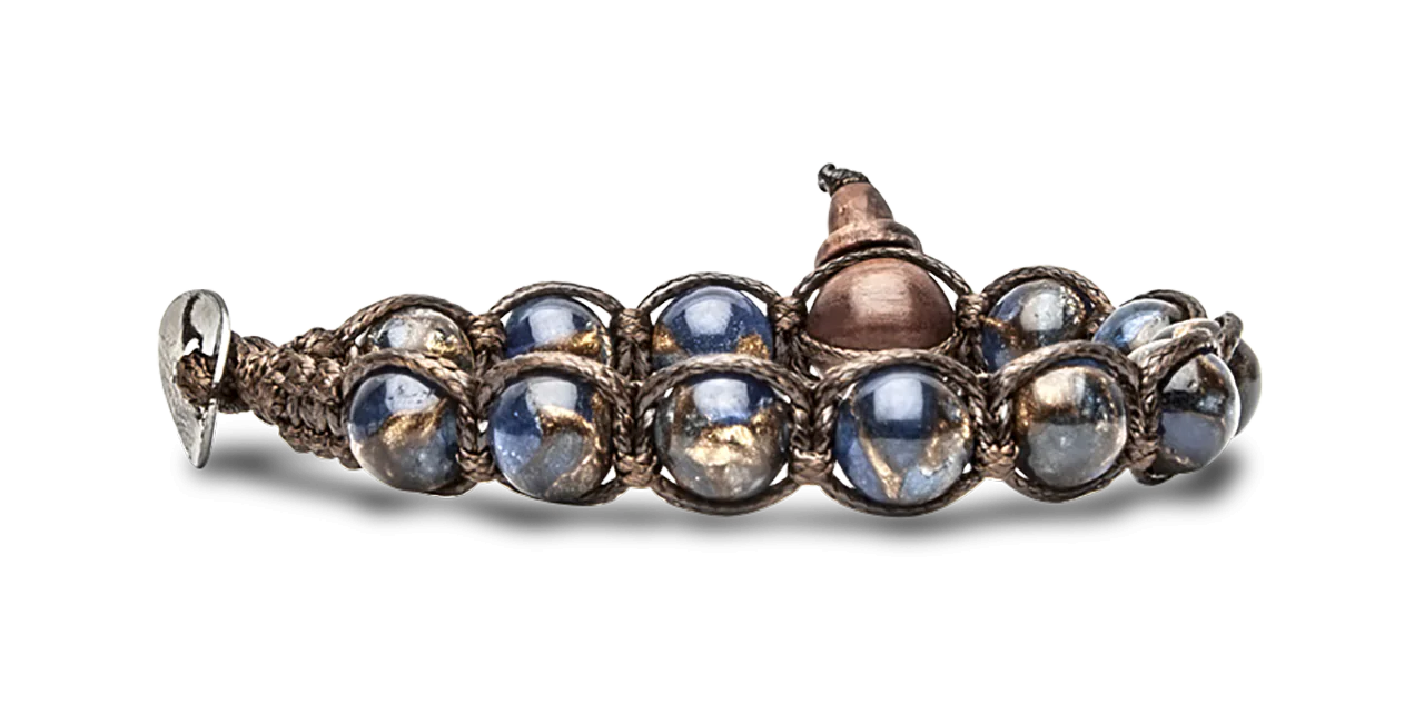 Bracciale Tamashii Quarzo mosaico blu BHS900-240